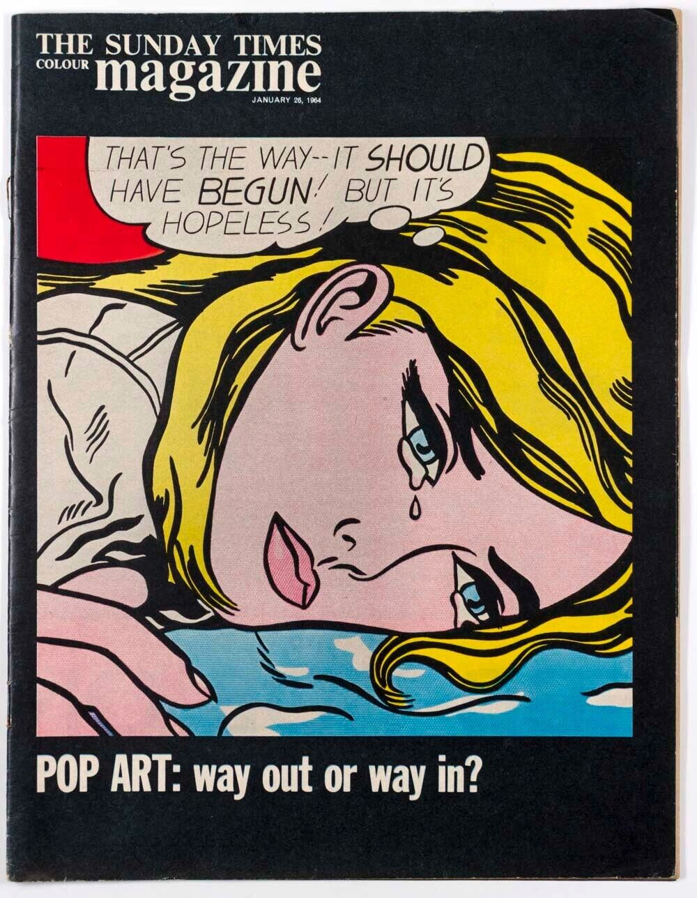 ROY LICHTENSTEIN Sarah Miles PATRICK WARD SUNDAY TIMES 1964 Peter Blake POALOZZI