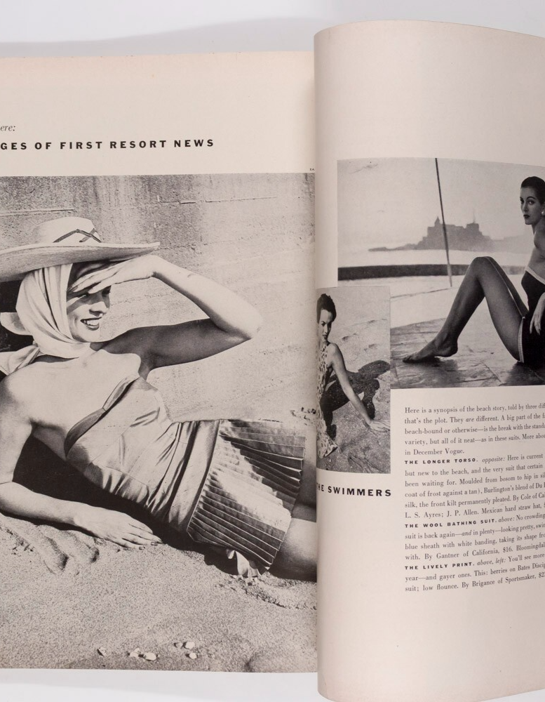 Suzy Parker ANDY WARHOL Diane Arbus BALENCIAGA Vogue November 1952 Bouche HORST