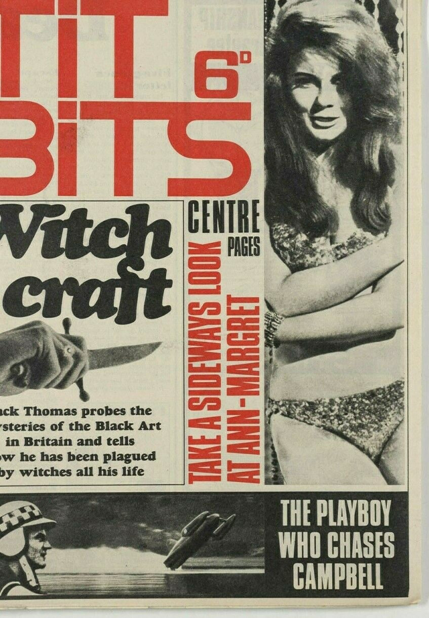 WITCHCRAFT Alex & Maxine Sanders ANN-MARGARET Boston strangler TITBITS magazine