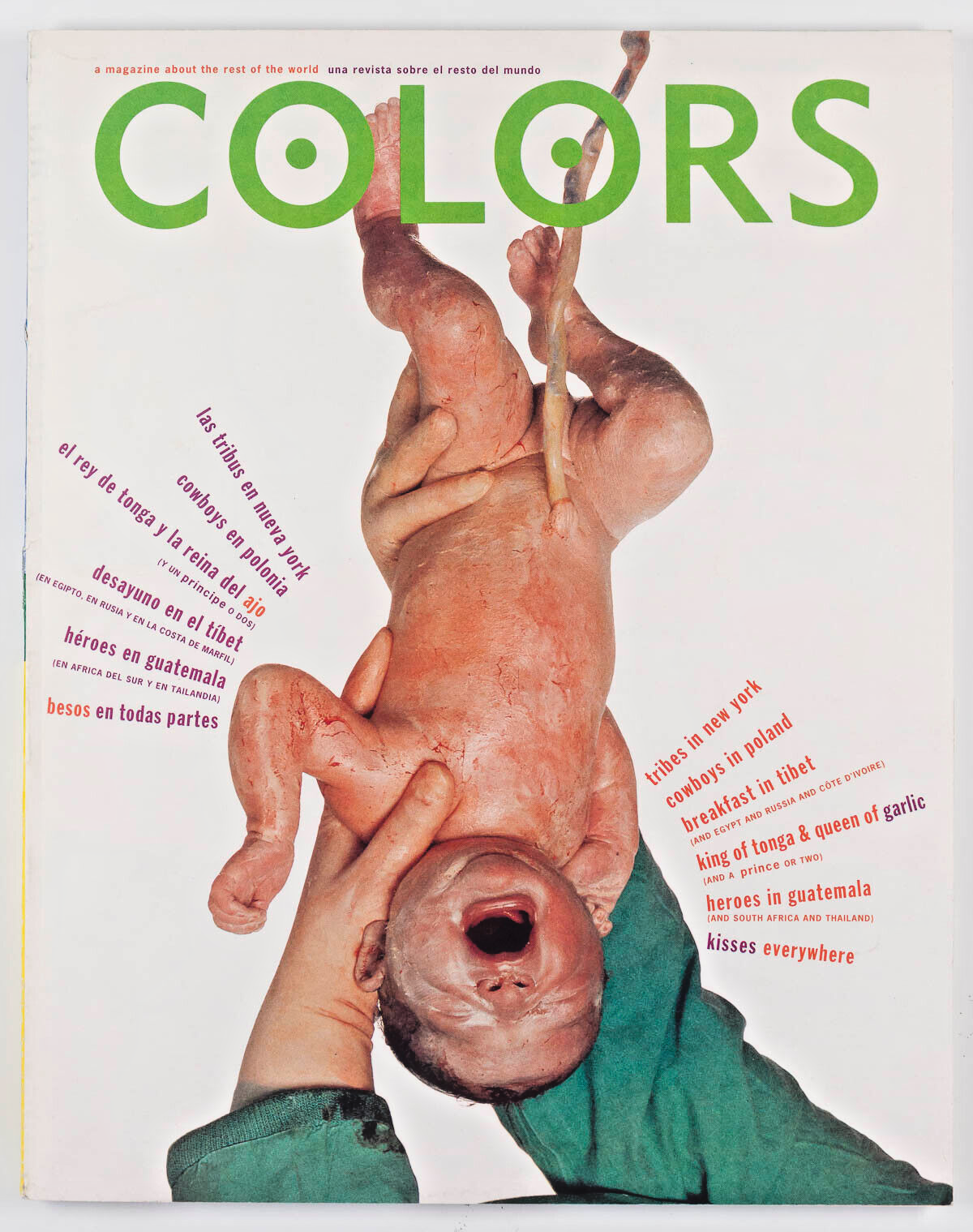 Colors magazine No 1 UNITED BENETTON Oliviero Toscani FALL WINTER 1991 LOOKBOOK
