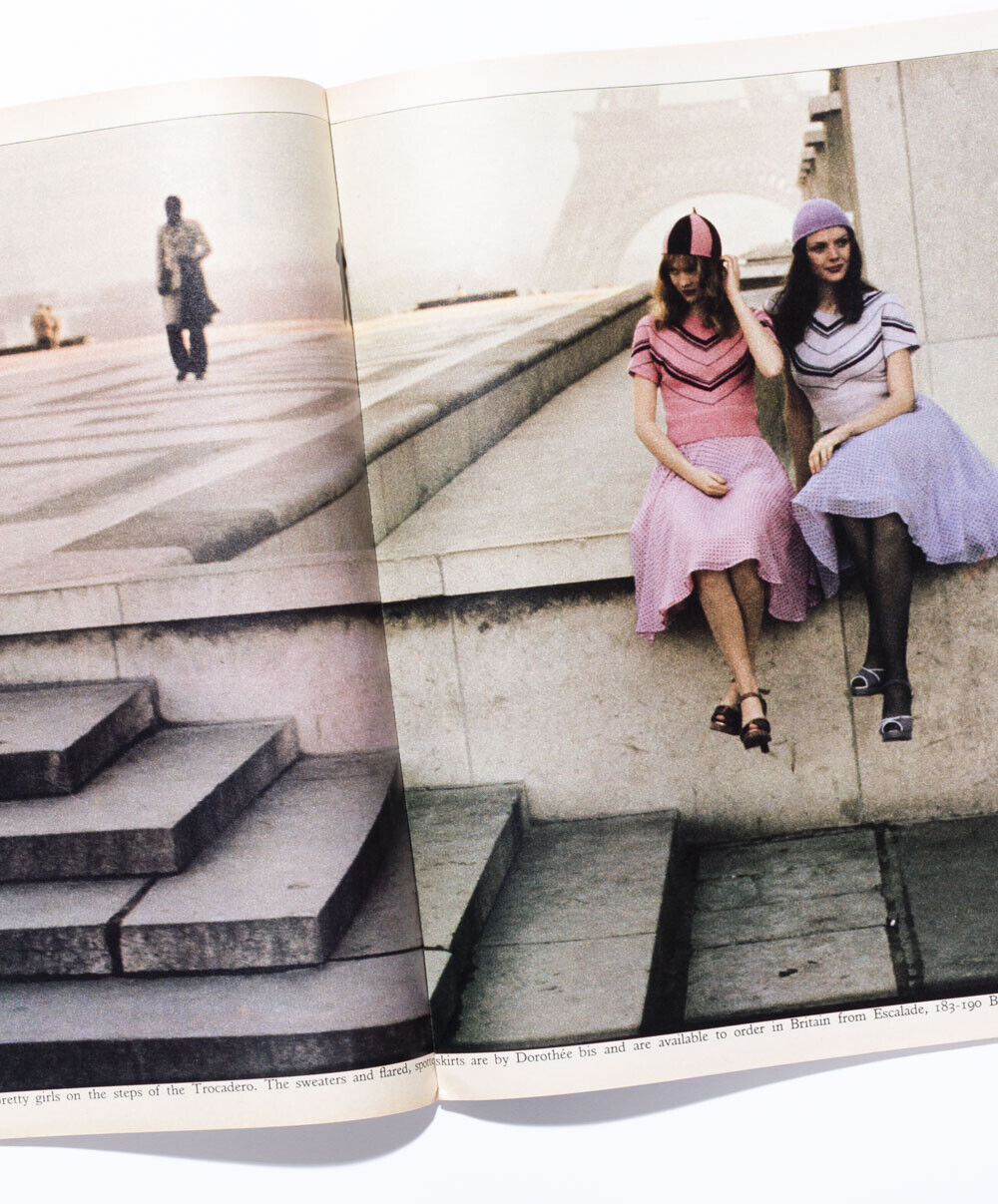 JACQUES-HENRI LARTIGUE Chloe YSL Bis VTG Air Hostess Uniform SUNDAY TIMES 1970's