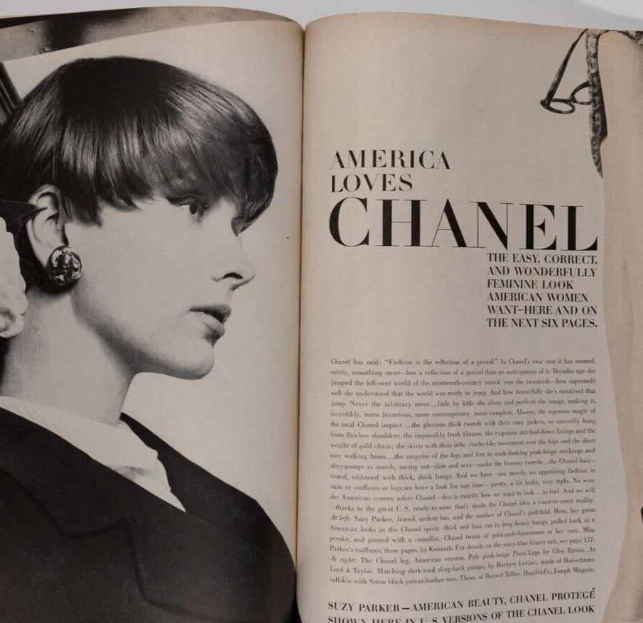 Wilhelmina Cooper TANIA MALLETT Suzy Parker CHANEL Peter Beard BERT STERN Vogue