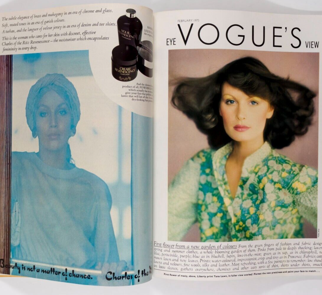 Toscani NORMAN PARKINSON Nina Campbell VOGUE February 1975 50th birthday present