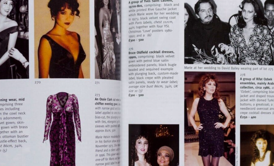 Audrey Hepburn BALENCIAGA Marie Helvin GRES Chanel KERRY TAYLOR AUCTION catalog