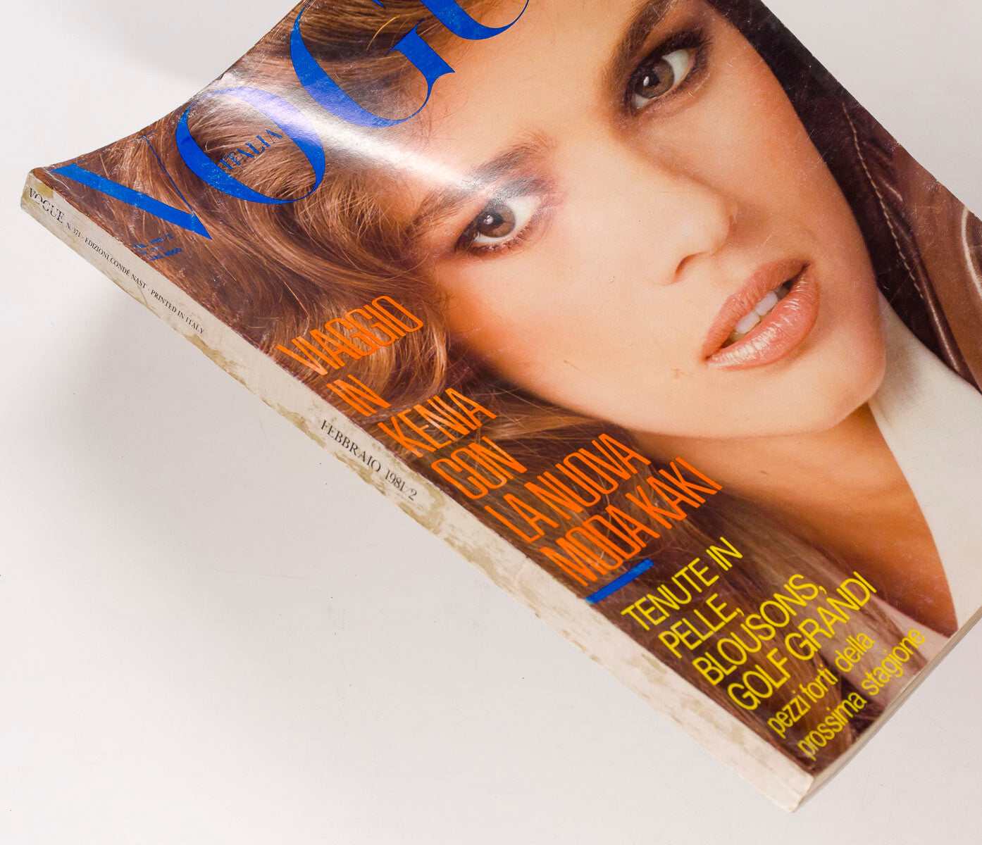 GIA CARANGI Eva Ionesco HANS FEURER New Wave VOGUE ITALIA magazine February 1981