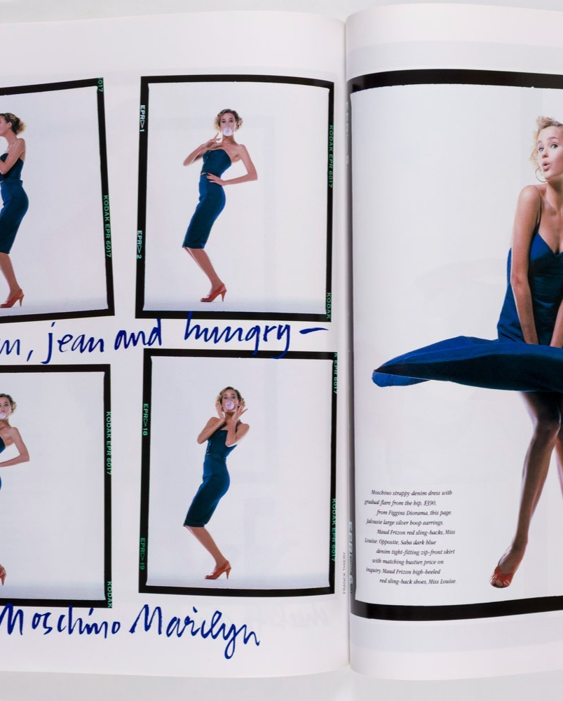 Michelle Eabry AUSTRALIA DESIGNER Ken Russell HARPERS September 1986 Martin Shaw