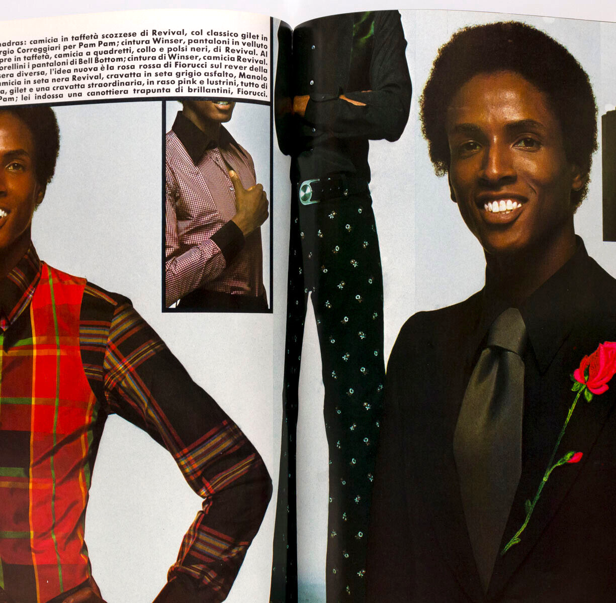 1st BLACK ISSUE L'uomo Vogue JAMES BALDWIN Miles Davis WILLI SMITH Joe Frazier A