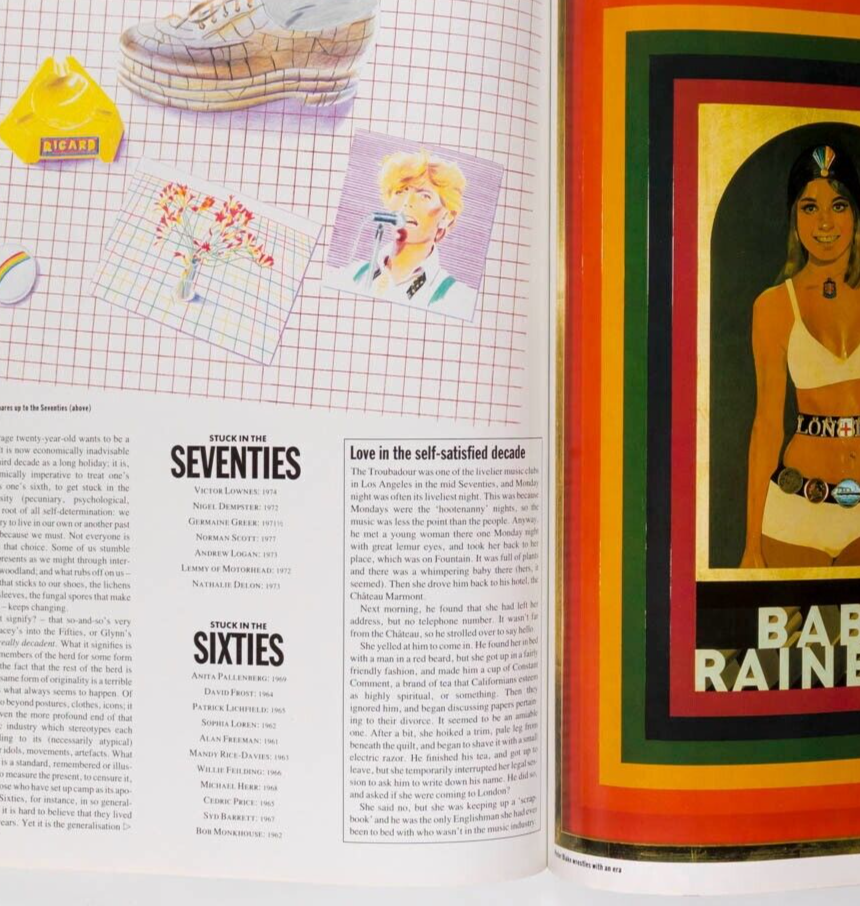 Thierry Mugler OZ MAGAZINE Ruth Rendell TATLER June 1988 David Hockney PICASSO