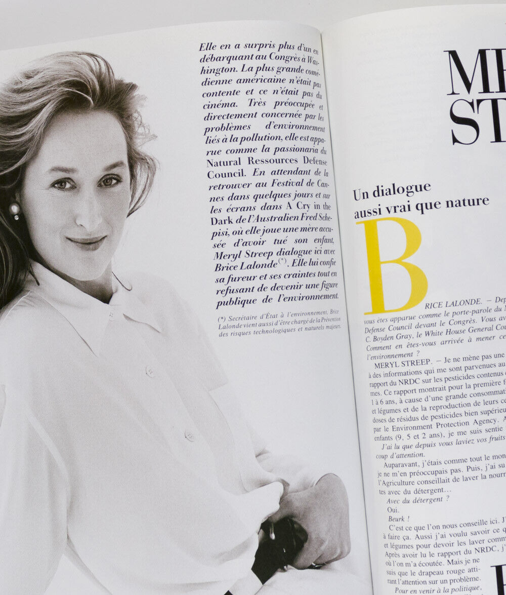 MERYL STREEP Paris Is Burning LINDA EVANGELISTA Peter Lindbergh GAULTIER Vogue