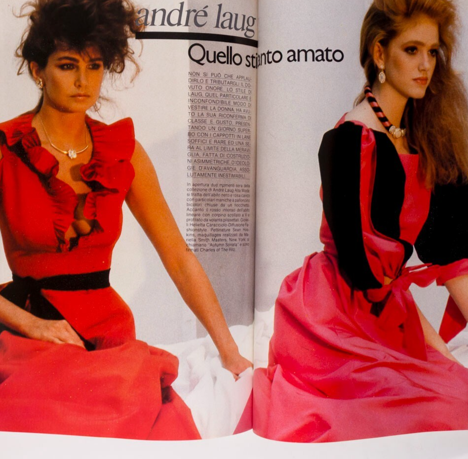 BROOKE SHIELDS Joe Eula MARIEL HEMINGWAY Harpers Bazaar Italia 9 September 1981