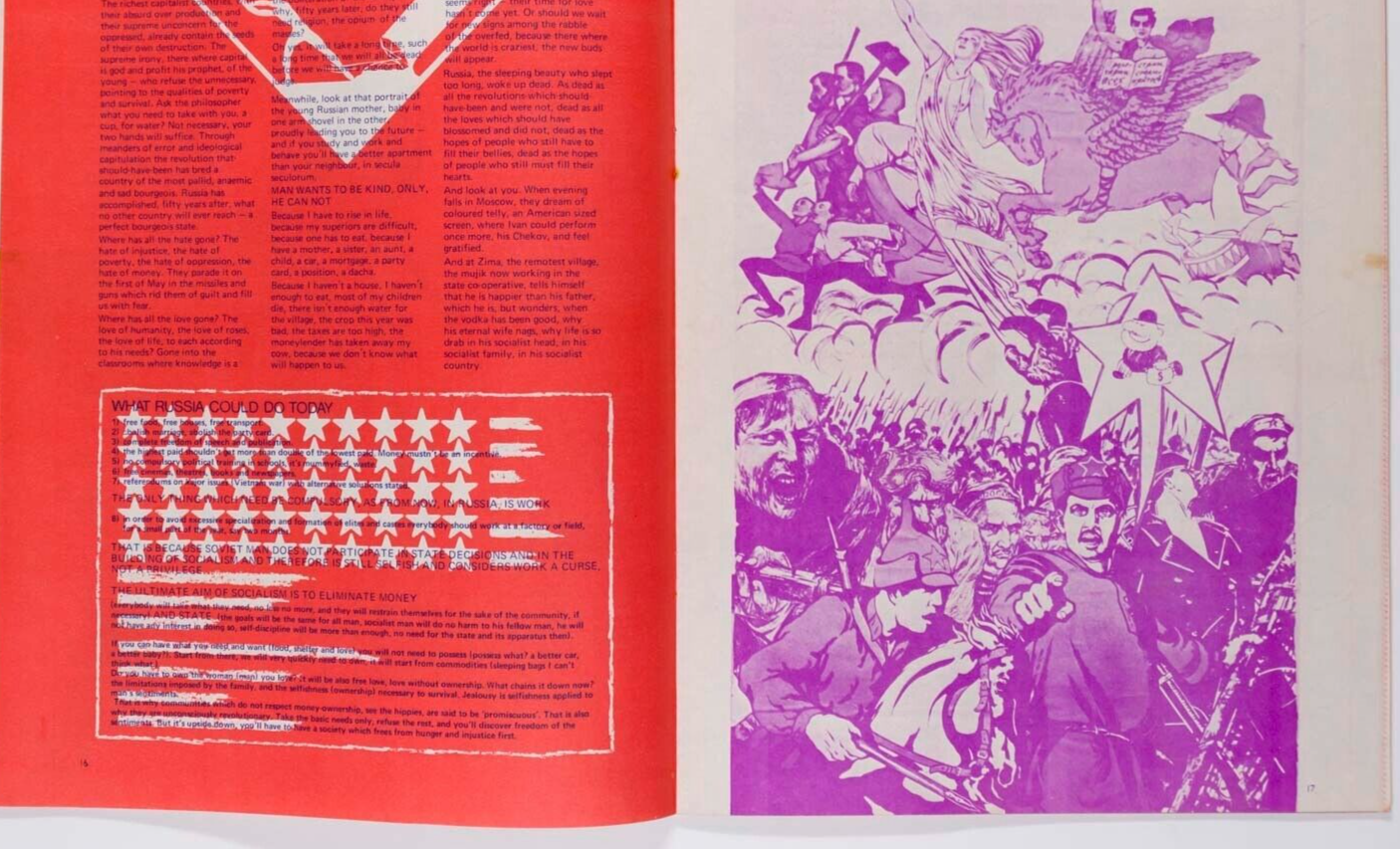 Andy Warhol MARTIN SHARP Edward De Bono MICHAEL ST JOHN Oz magazine 8 January 68