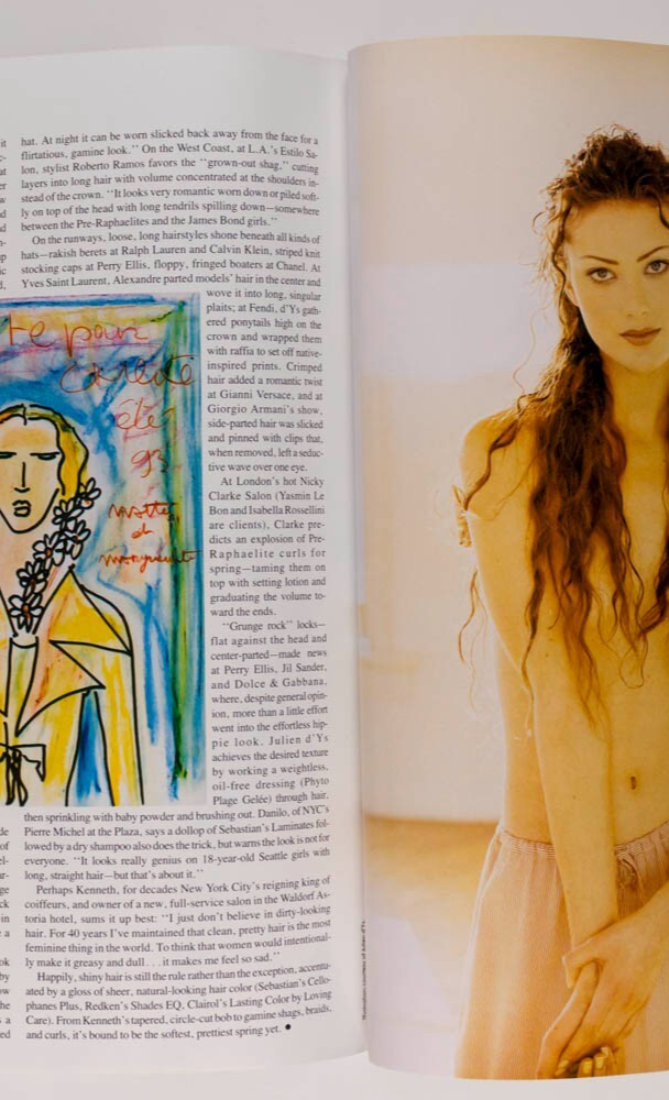 Amber Valletta ANNA NICOLE SMITH Helena Christensen VOGUE June 1993 Turlington