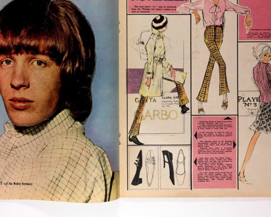 CHRISSIE SHRIMPTON George Best SCOTT WALKER Pretty Things CHER ~ Jackie magazine