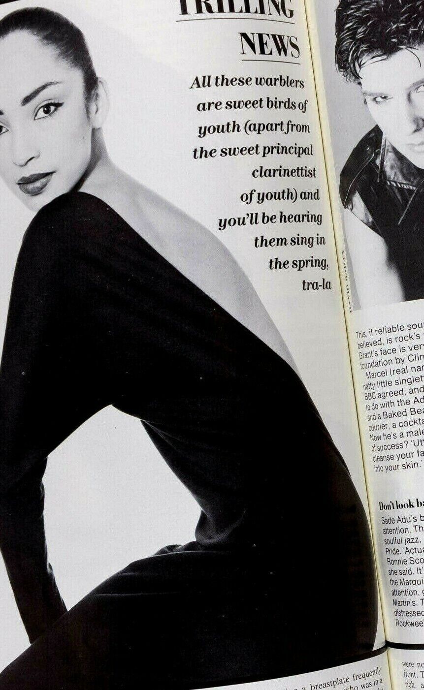 Jane Seymour CHRISTINE KEELER Lauren Hutton SADE James Fox CDG ~ TATLER MAGAZINE