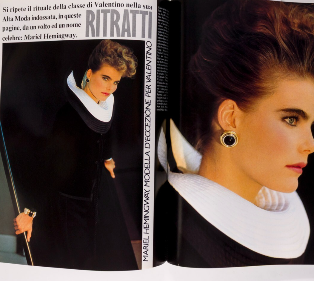 BROOKE SHIELDS Joe Eula MARIEL HEMINGWAY Harpers Bazaar Italia 9 September 1981