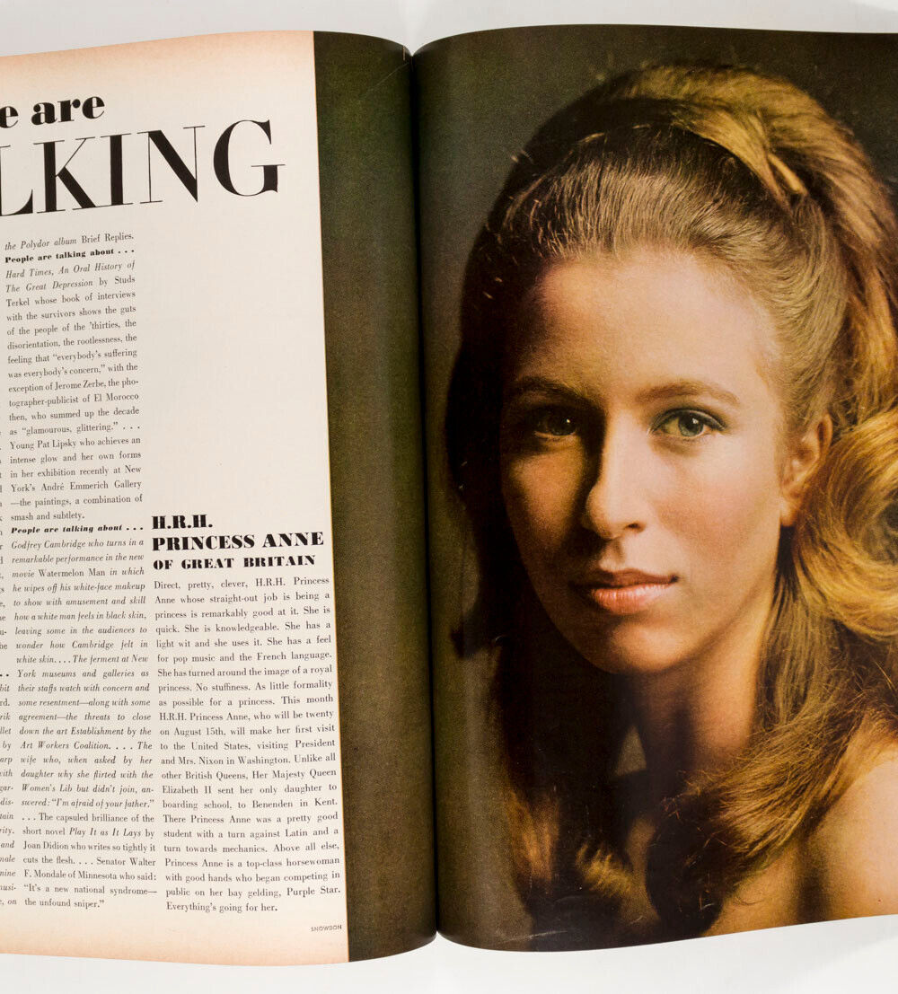 JEAN SHRIMPTON Princess Anne NAOMI SIMS Candice Bergen MARISA BERENSON Vogue US