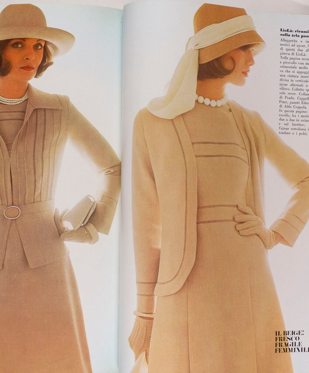 Debbie Biernacki TWIGGY Biba VOGUE ITALIA March 1974 Joe Dallesandro ALTA MODA
