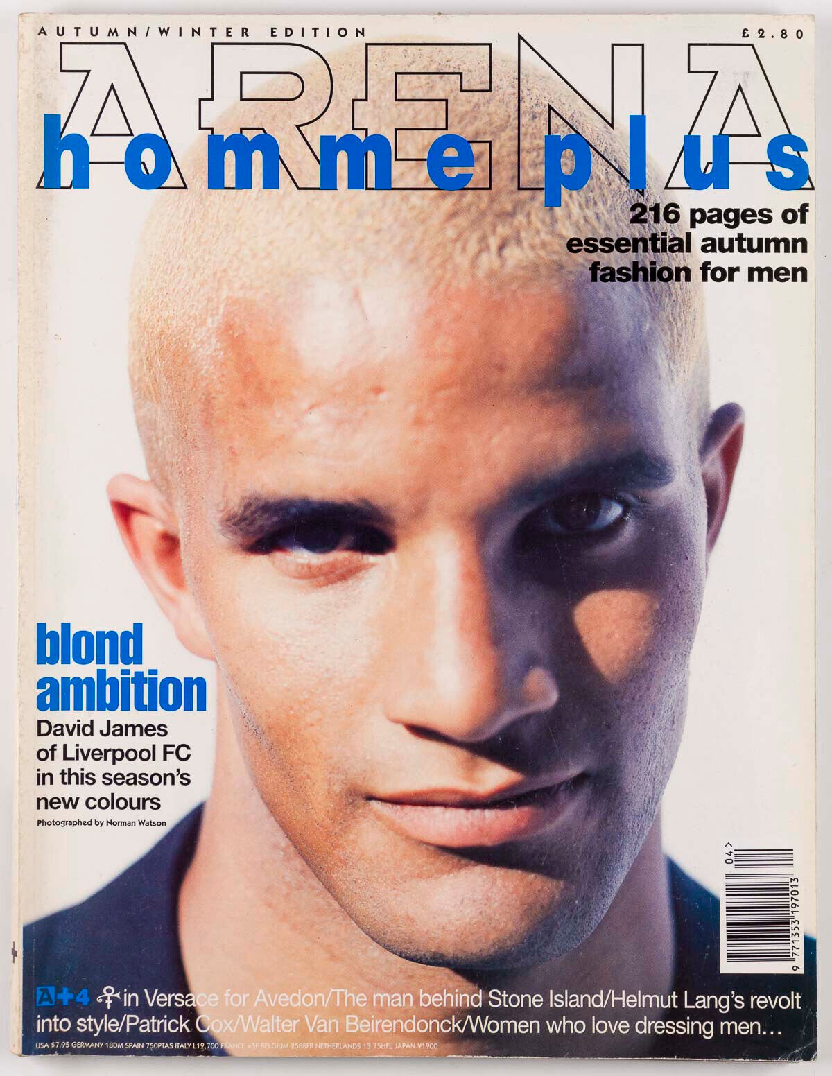 David James LACHAPELLE Mark Vanderloo KYLIE BAX Stephen Shore PRINCE Arena Homme