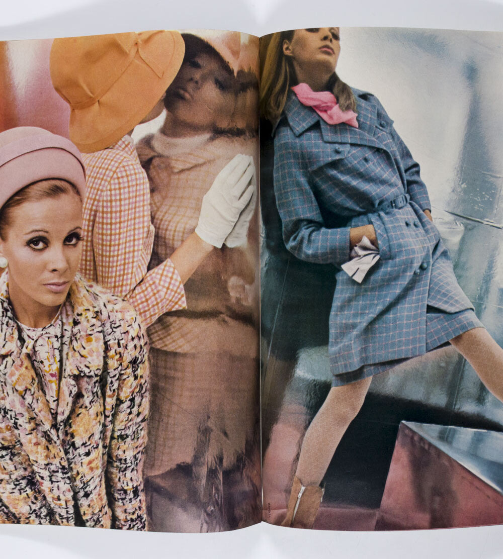 Veruschka JEAN SHRIMPTON Sonia Delaunay VOGUE February 1966 DUFFY Guy Bourdin UK