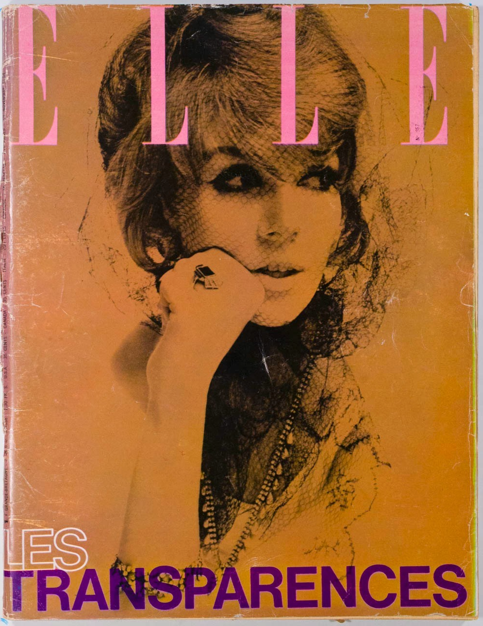 Nicole de Lamarge JACQUES SERGUINE Francois Daudet ELLE magazine November 1965
