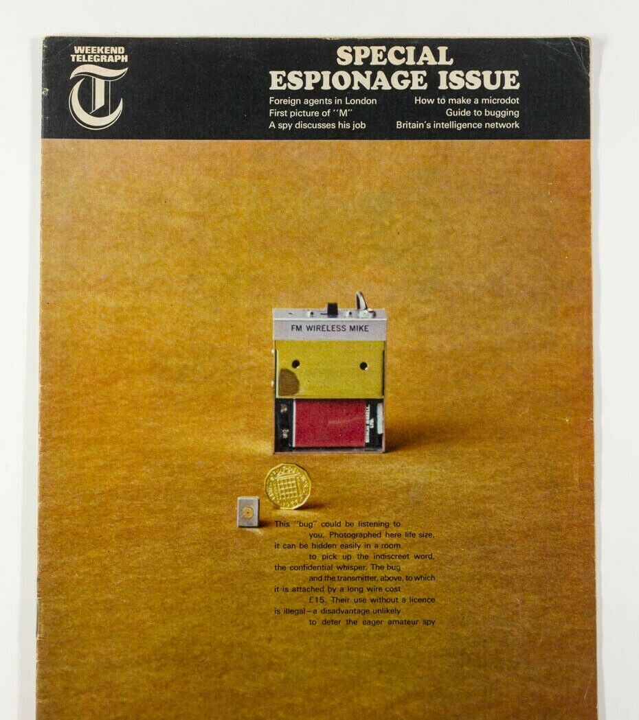 JOHN LE CARRE Hedgecoe SIS Maurice Buckmaster MI6 Spies TELEGRAPH spy magazine
