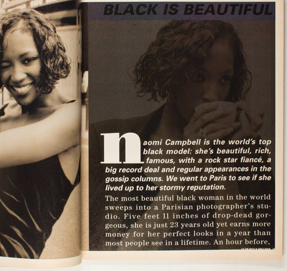 Naomi Campbell WOLFGANG TILLMANS Cypress Hill HUSSEIN CHALAYAN vtg i-D MAGAZINE
