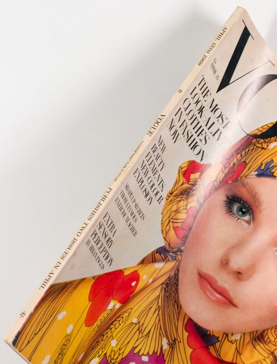 MAUDIE JAMES Guy Bourdin PATTIE BOYD  Vogue April 15th 1969  LINDA THORSON Rolex