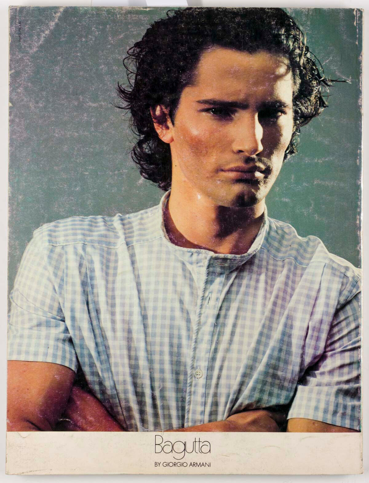 ANDY WARHOL Matt Dillon BRUCE WEBER Blue Denim Jeans ALDO FALLAI L'uomo Vogue 80