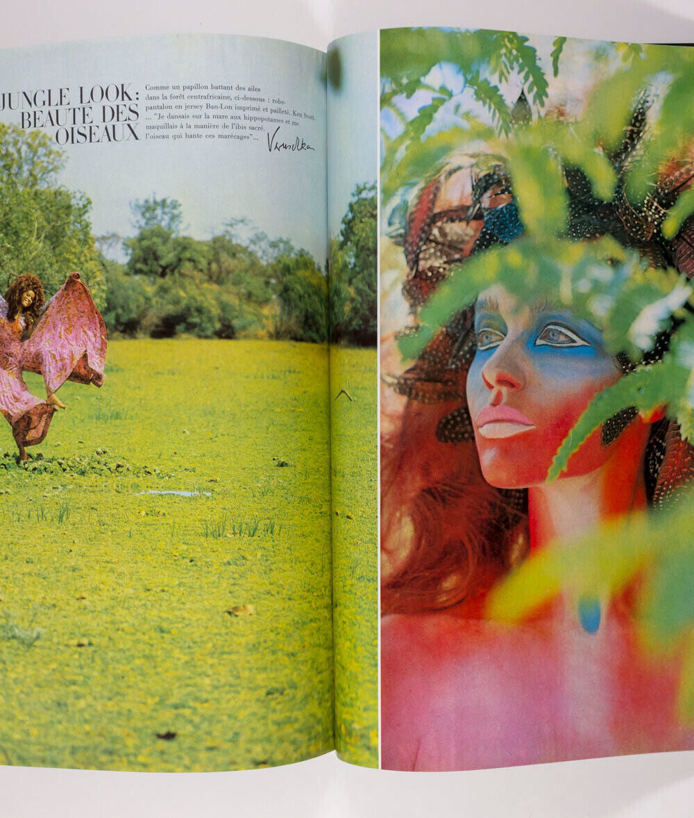 VERUSCHKA Africa RUBARTELLI Jeanloup Sieff COURREGES India PARIS VOGUE July 1968