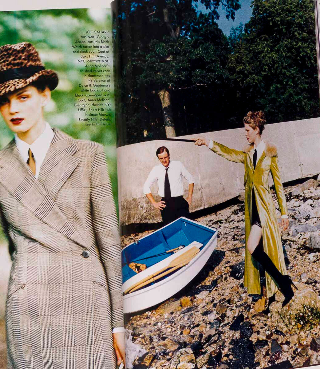 LINDA EVANGELISTA Bruce Weber CAROLYN MURPHY Vogue September 1997 Alek Wek JPG