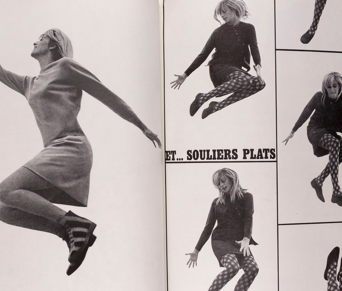Christa Fiedler JILL KENNINGTON Shrimpton GUY BOURDIN Paris Vogue November 1965