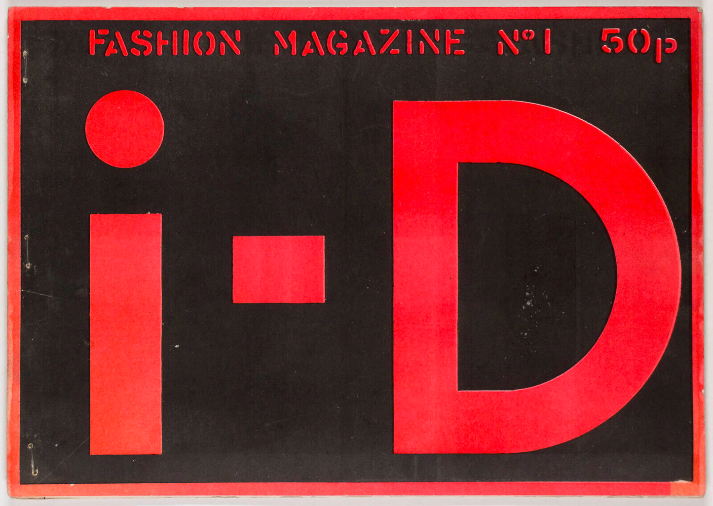 i-D MAGAZINE 1st issue No. # 1 1980 iD TERRY JONES Straight Up SKINHEAD punk DIY