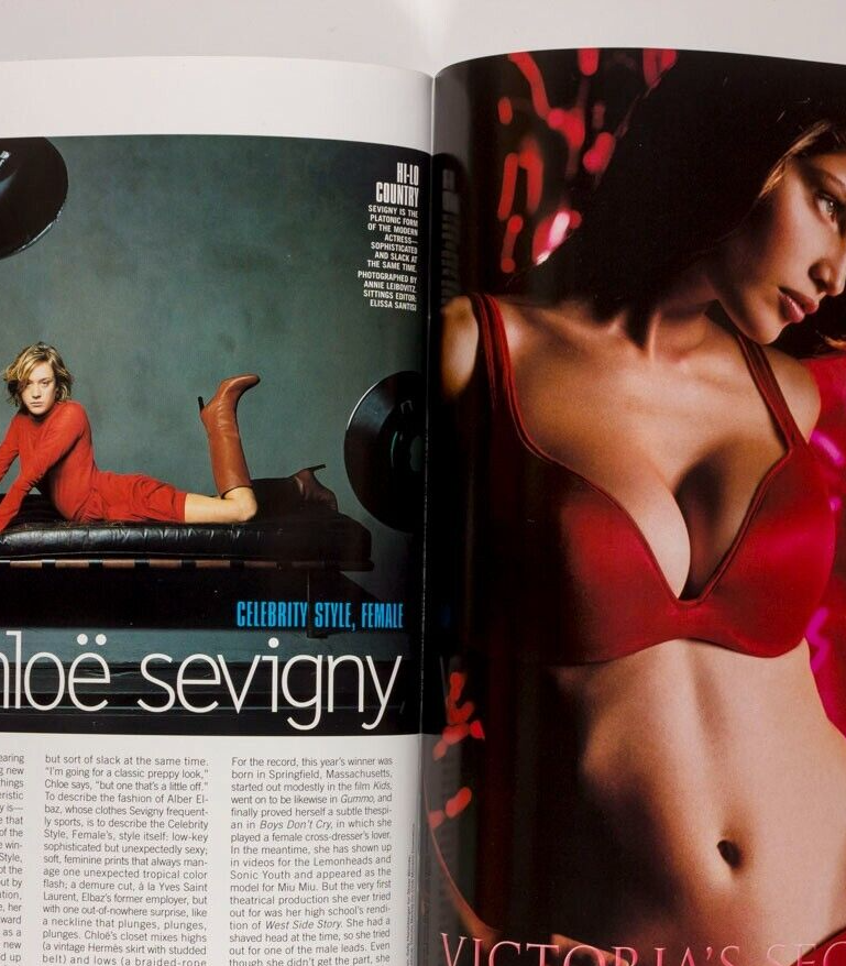 Frankie Rayder ANGELA LINDVALL Carmen Kass VOGUE Nov 2000 Joaquin Phoenix GISELE
