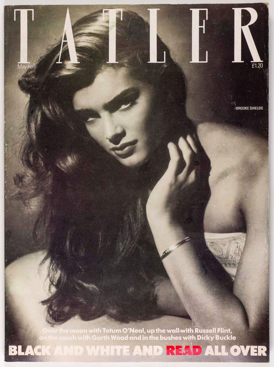 BROOKE SHIELDS Ritts HELMUT NEWTON Tatler May 1983 FARRAH FAWCETT Tatum O'Neal
