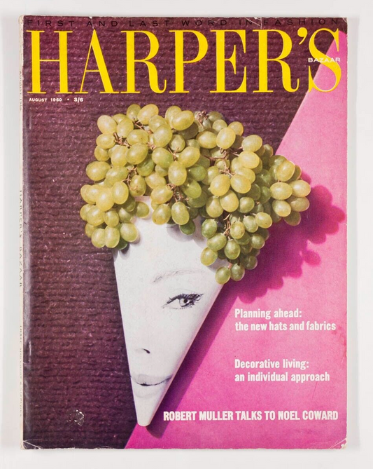 Tom Kublin NOEL COWARD Daisy Fellowes HARPERS BAZAAR August 1960 Van Dongen HATS