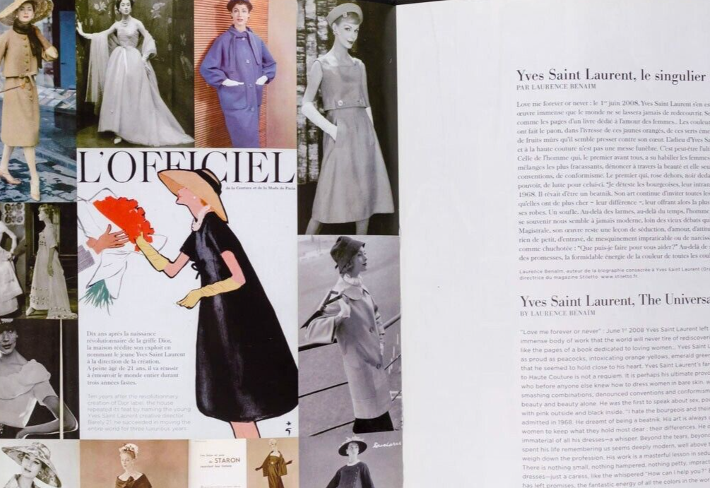 Yves Saint Laurent Collections 1957 2022 Hors Serie YSL vtg L'OFFICIEL MAGAZINE