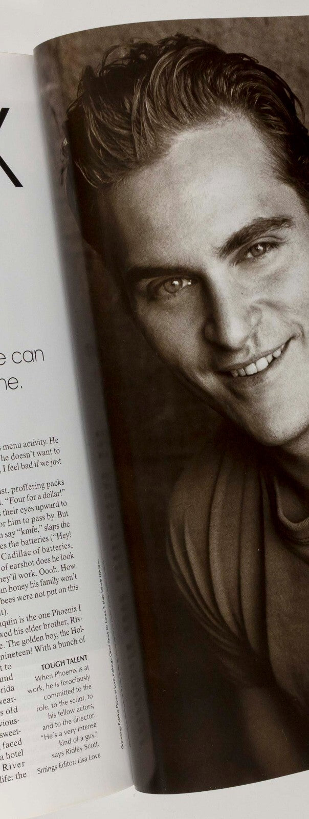 Frankie Rayder ANGELA LINDVALL Carmen Kass VOGUE Nov 2000 Joaquin Phoenix GISELE