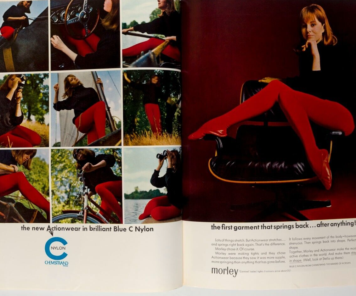 Jill Kennington TANIA MALLETT Nicole De Lamarge ROGER LAW Bally ~ Queen magazine