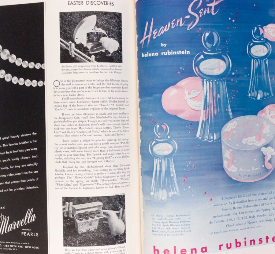 Meg Mundy RENE BOUET-WILLAUMEZ Jinx Falkenburg HORST Ludwig Bemelman BONDS Vogue