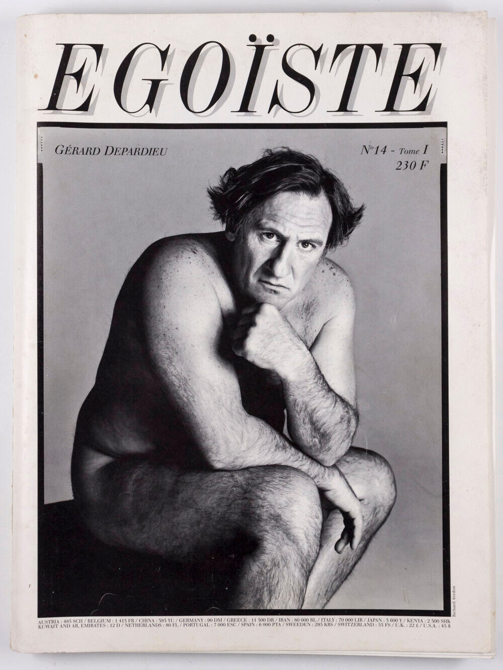 DEPARDIEU Avedon GALLIANO Miles Aldridge CHRISTY TURLINGTON Egoiste magazine 14