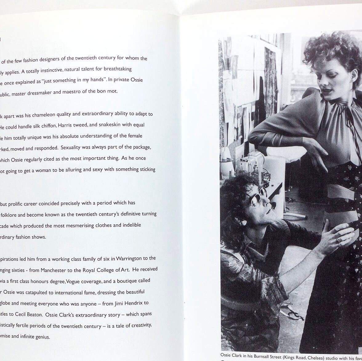 OSSIE CLARK Warrington Art Museum CELIA BIRTWELL fashion PATTIE BOYD Hockney vtg