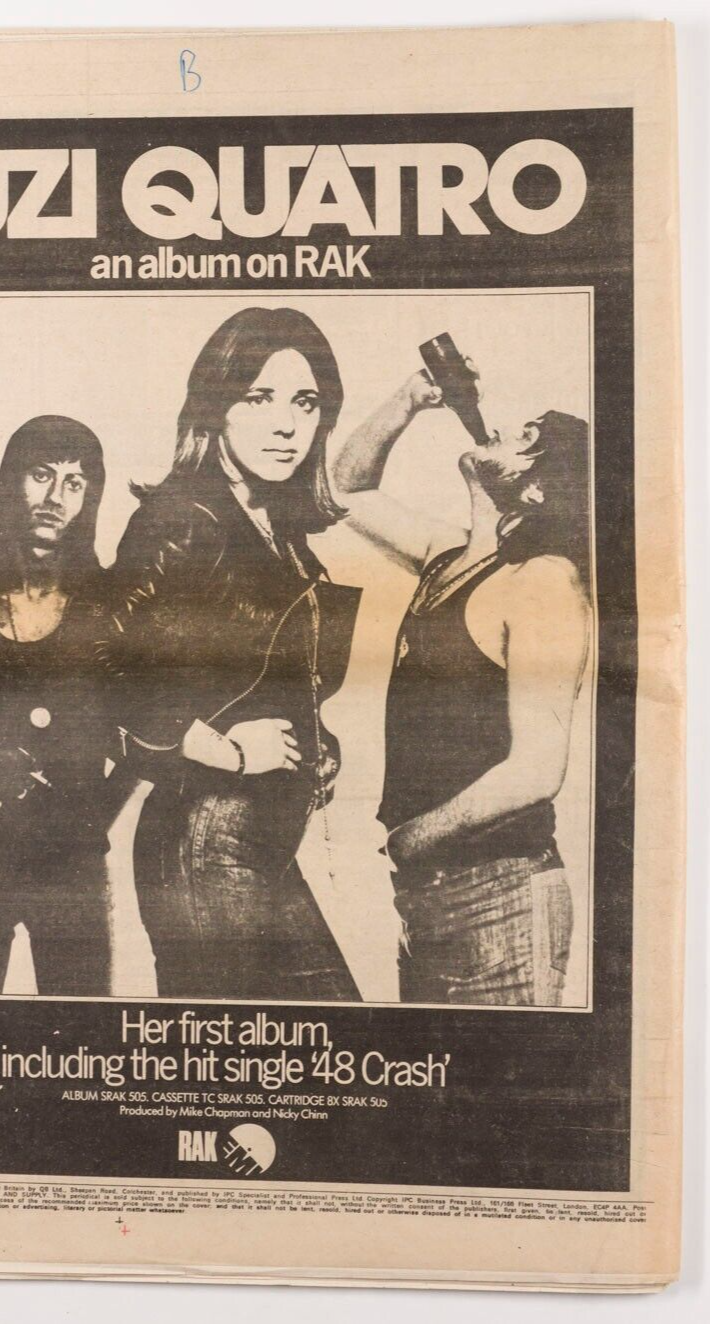 DAVID BOWIE Kansai Yamamoto ALICE COOPER Melody Maker September 1973 ART BLAKEY
