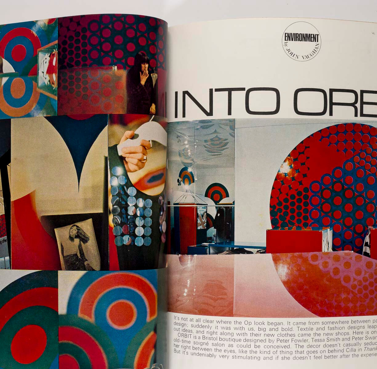 Brian Duffy SKIWEAR OpArt PAULENE STONE Hardy Amies QUEEN magazine January 1966