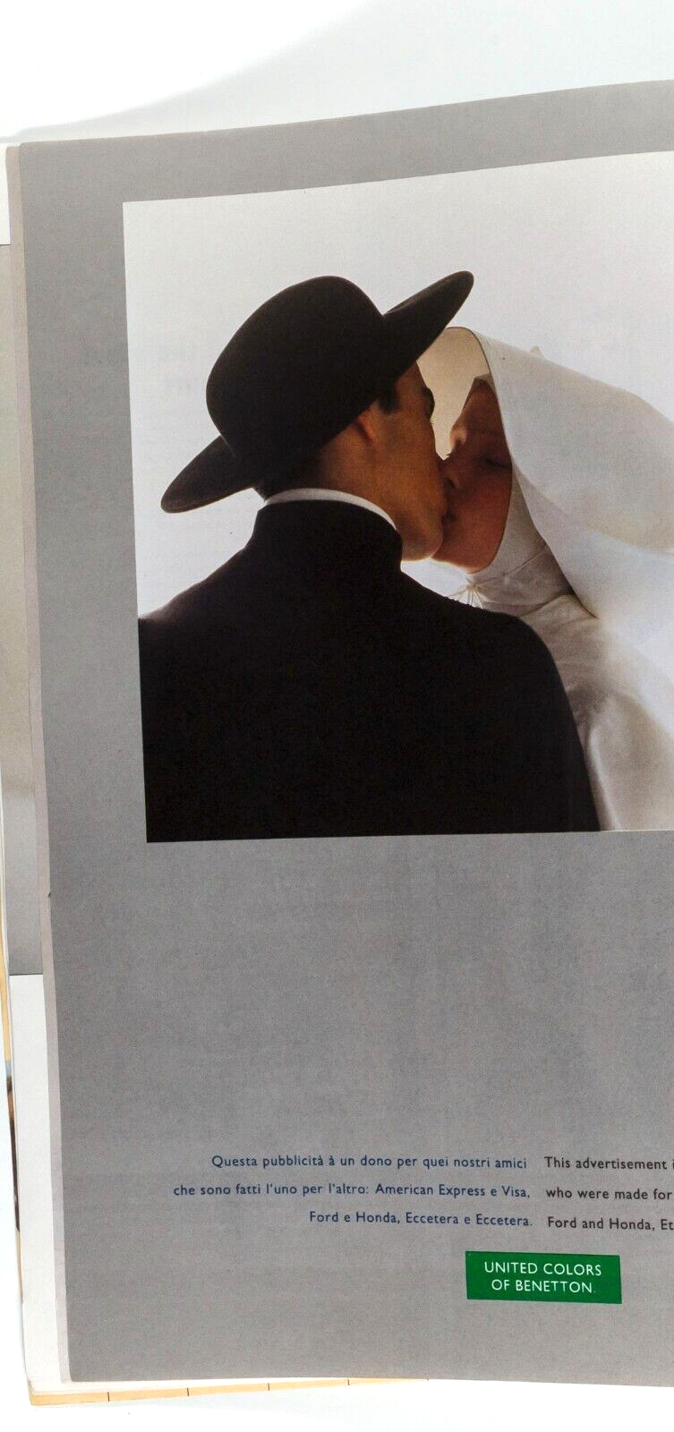Colors magazine 1 UNITED BENETTON Oliviero Toscani WINTER 1991 LOOKBOOK catalog