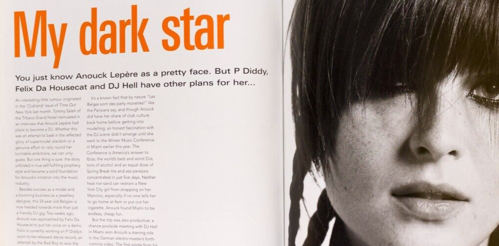 CHLOE SEVIGNY Terry Richardson HEDI SLIMANE i-D magazine 2003 vtg GOGOL BORDELLO