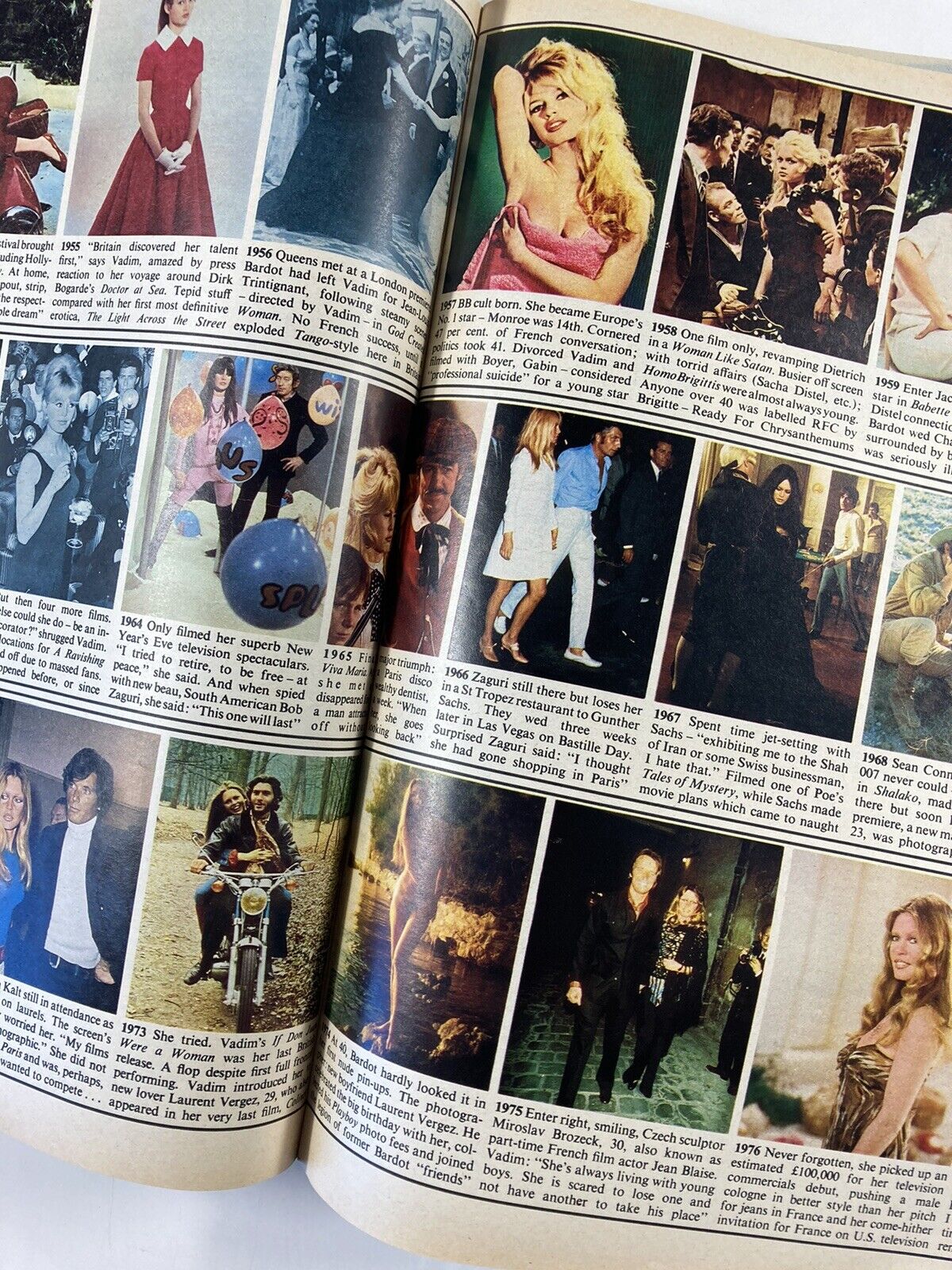 25 years of BRIGITTE BARDOT by TINA BROWN Weekend TELEGRAPH SUNDAY MAGAZINE 70s