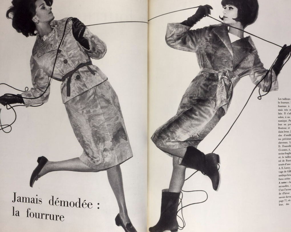 Anna Bjorck JOSPHINE BAKER Gruau PARIS VOGUE Nov 1960 Munich DRAZ Klein PEYNET