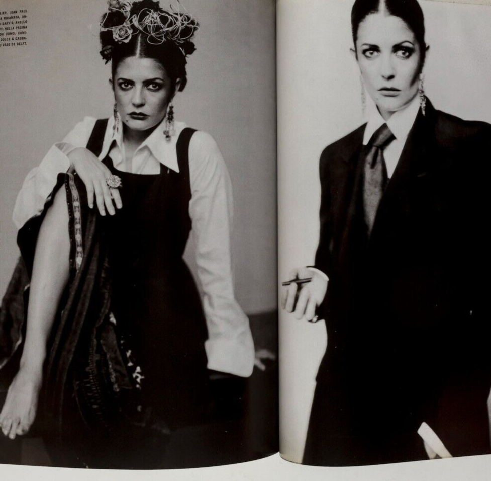 Hannelore Knuts JENNIFER GARNER Chiara Mastroianni VOGUE ITALIA 2001 Bruce Weber
