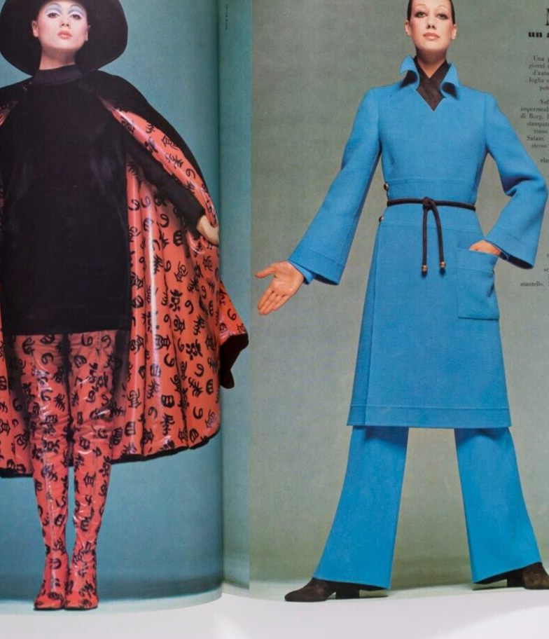 Birgitta Ramang VERUSCHKA Marisa Berenson VOGUE ITALIA Sept 1970 Donna Mitchell
