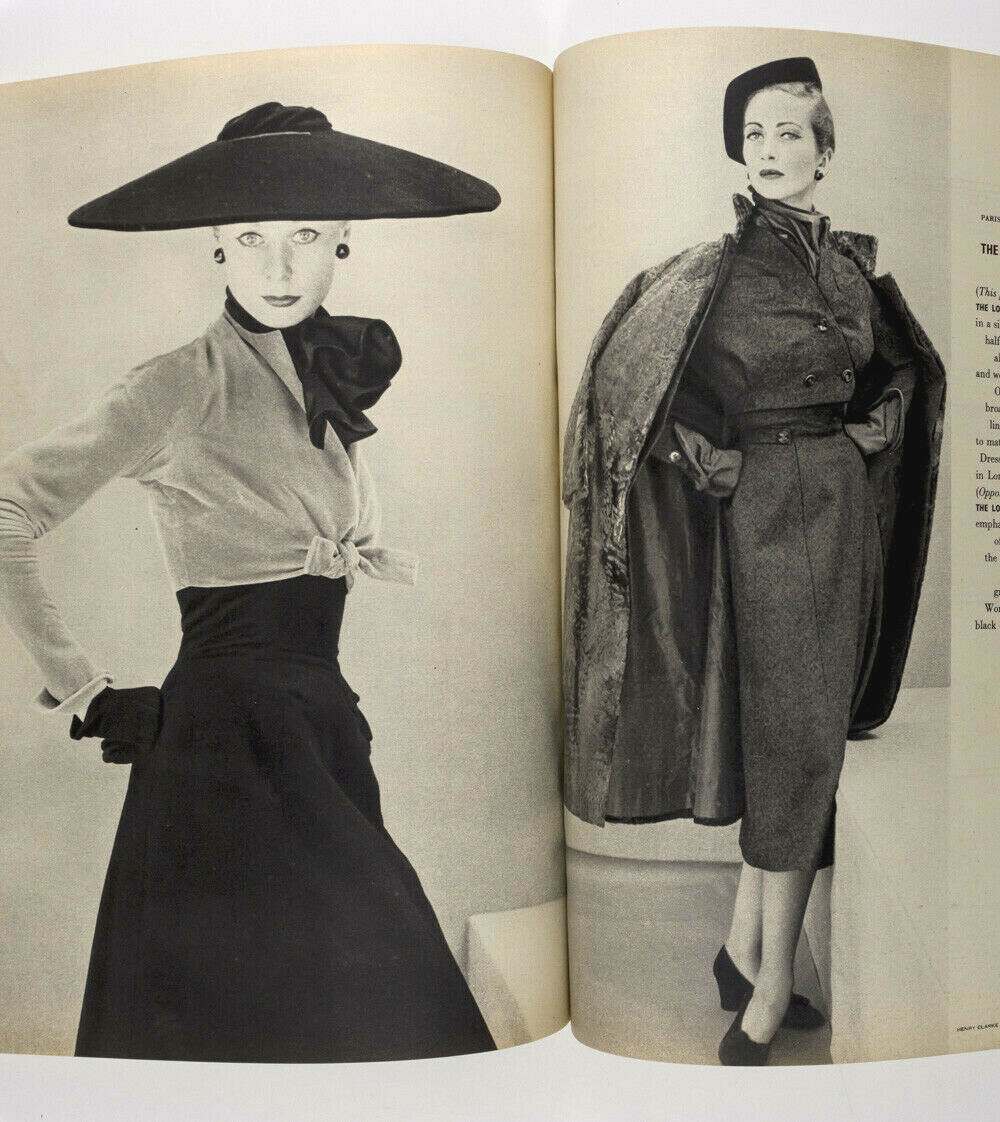 IRVING PENN Lisa Fonssagrives CECIL BEATON Norman Parkinson DIOR Vogue Sep 1951